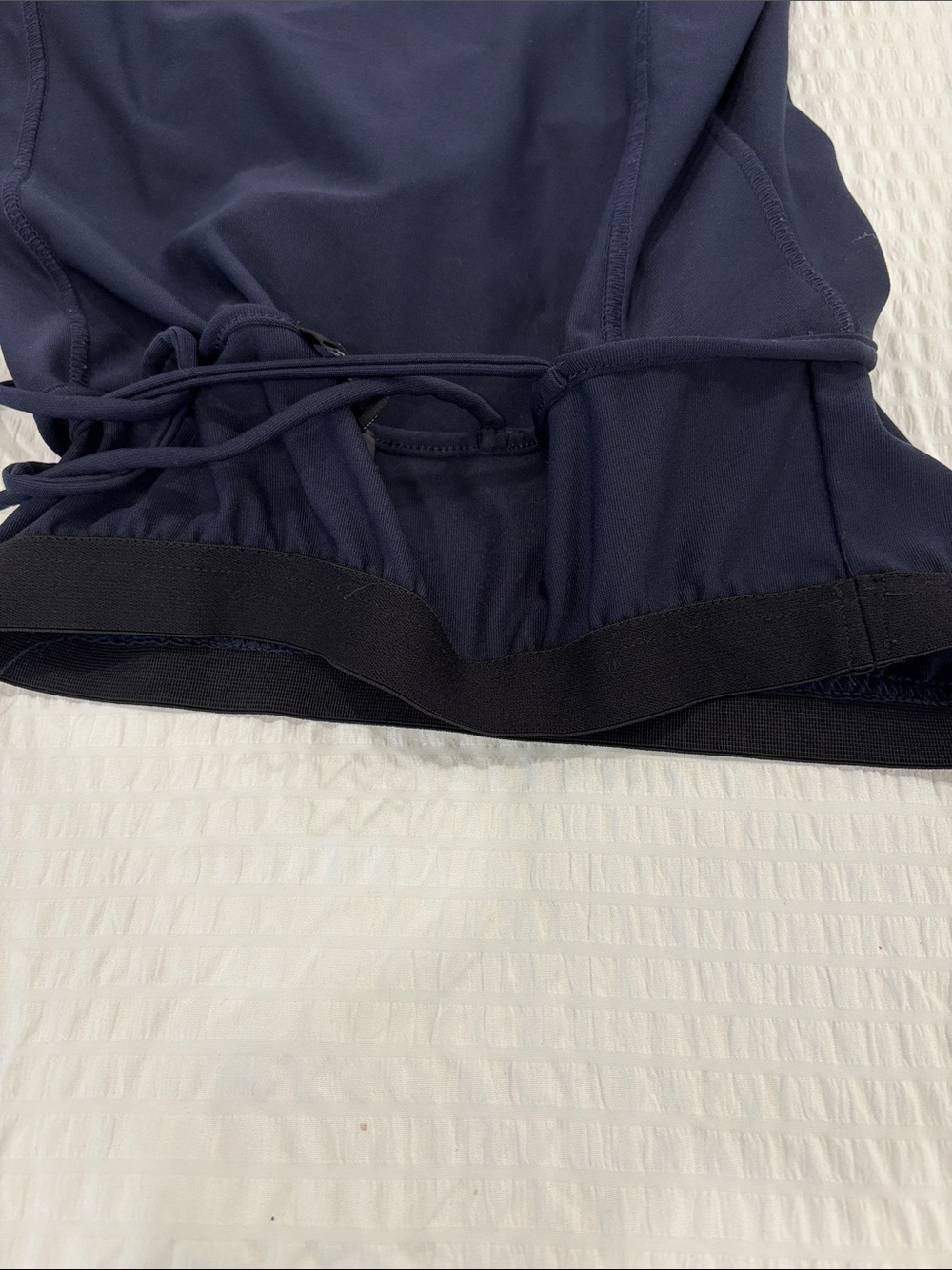 Pilates Women’s Navy Strappy Active Tank Top with built-in bra‎ women’s small - Picture 4 of 4